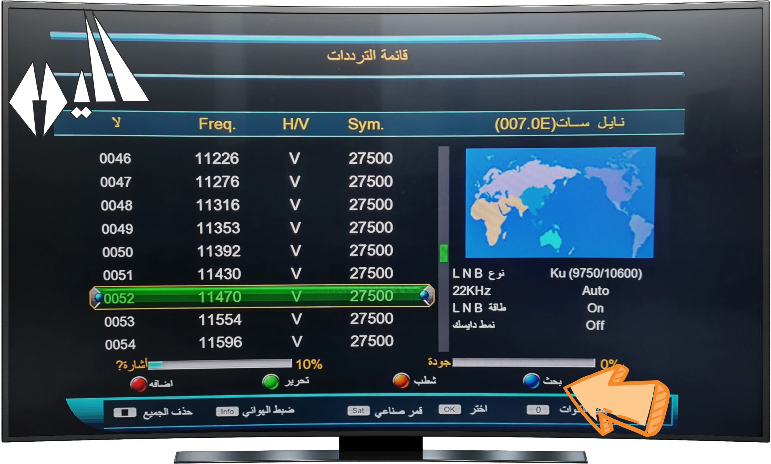 ضبط تردد قناة ام بي سي مصر على الرسيفر